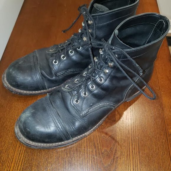 Red Wing Iron Ranger Boots. Black. Size 10.5 - Picture 2 of 5
